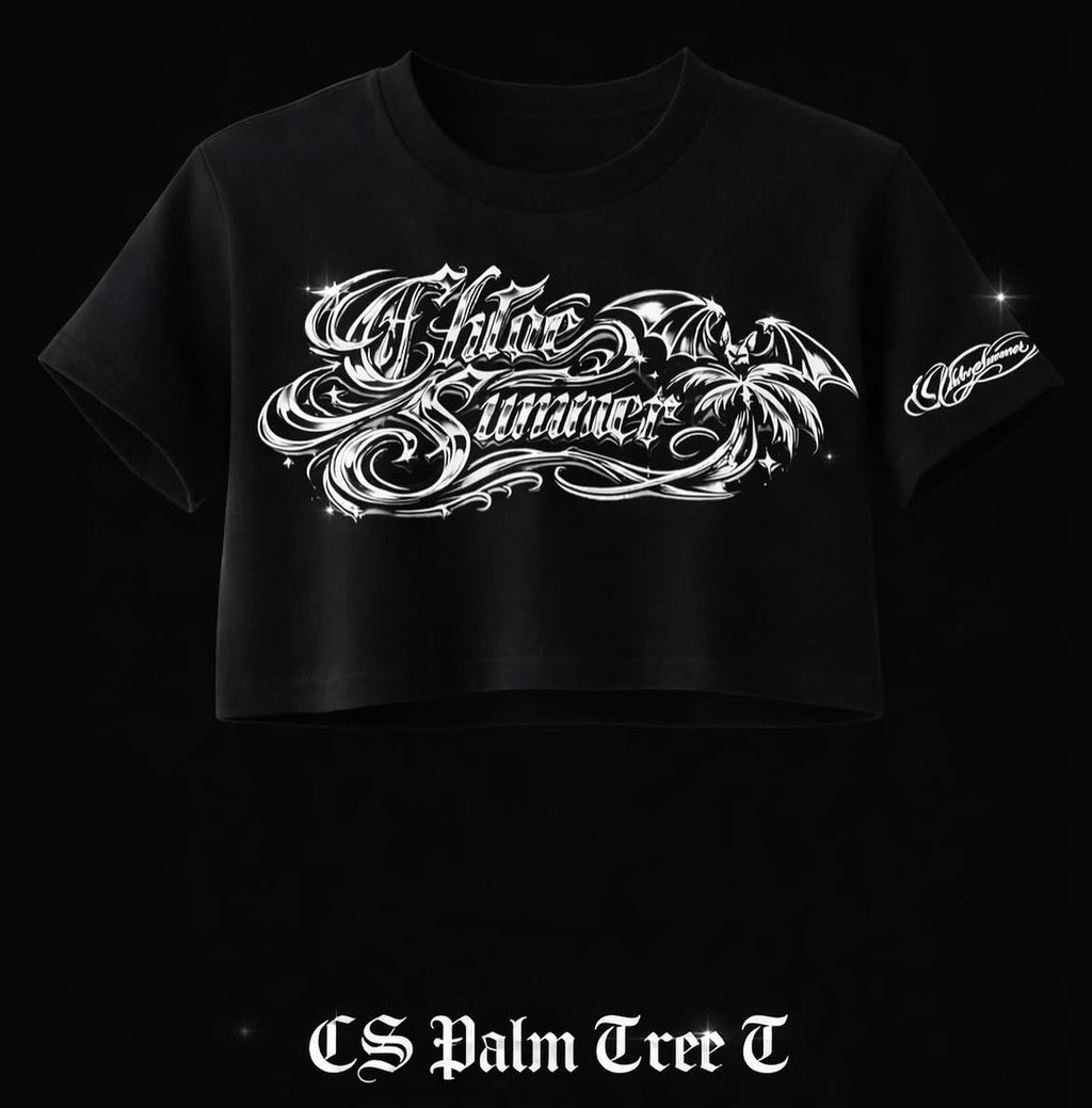 Cs Palm Tree Crop Top☀️🦇