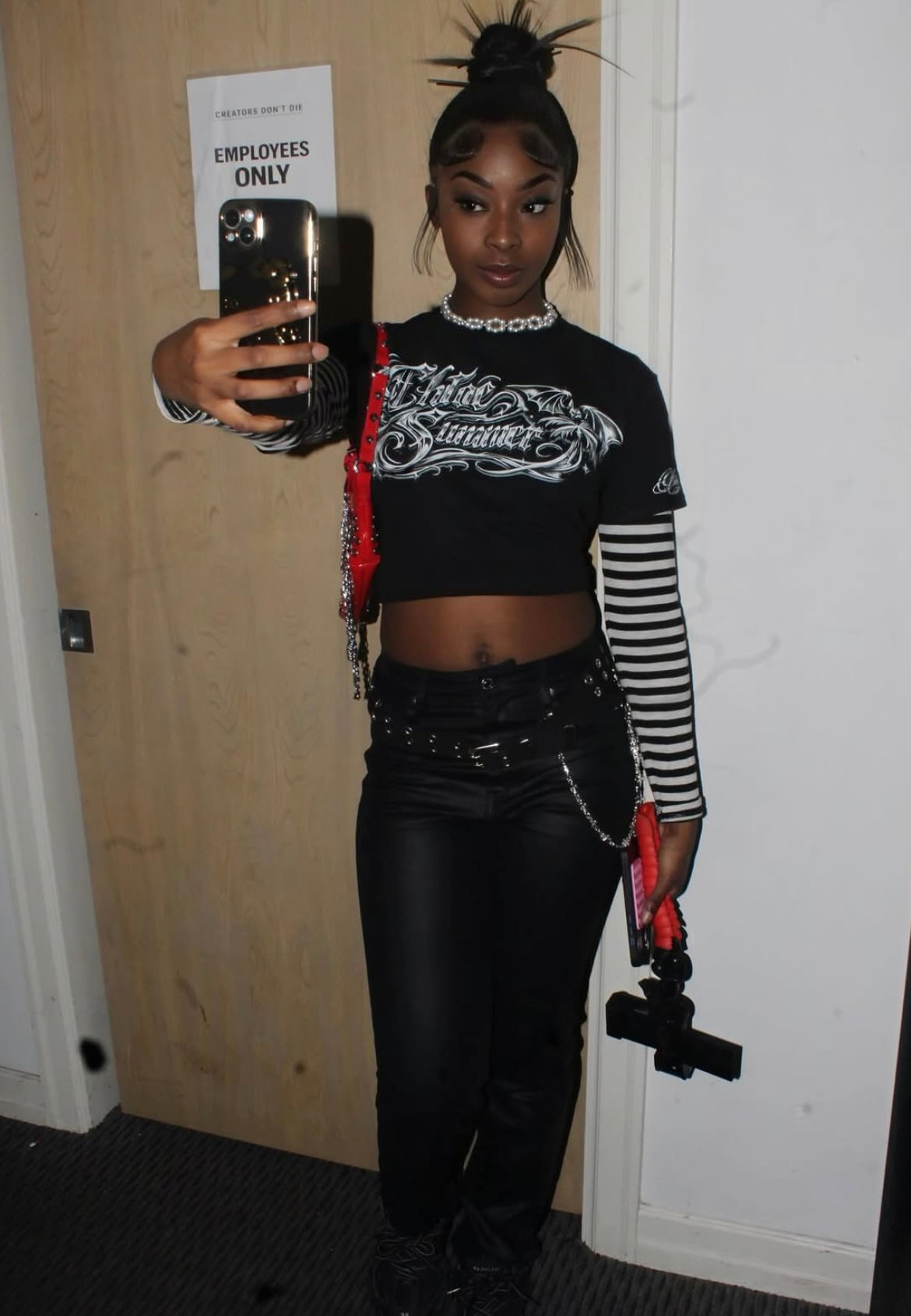 Cs Palm Tree Crop Top☀️🦇