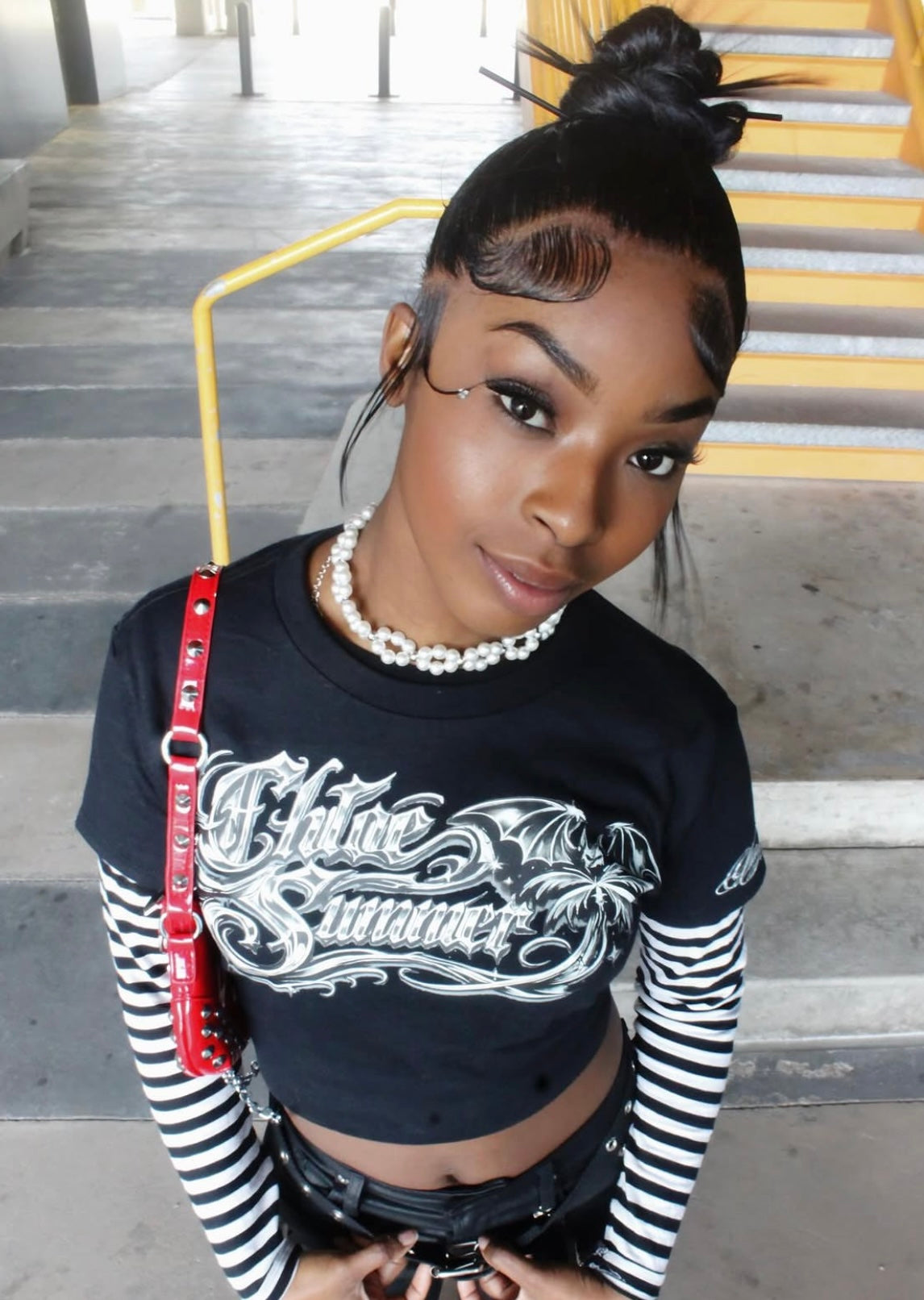 Cs Palm Tree Crop Top☀️🦇